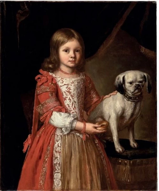 Ritratto di ragazza con cane